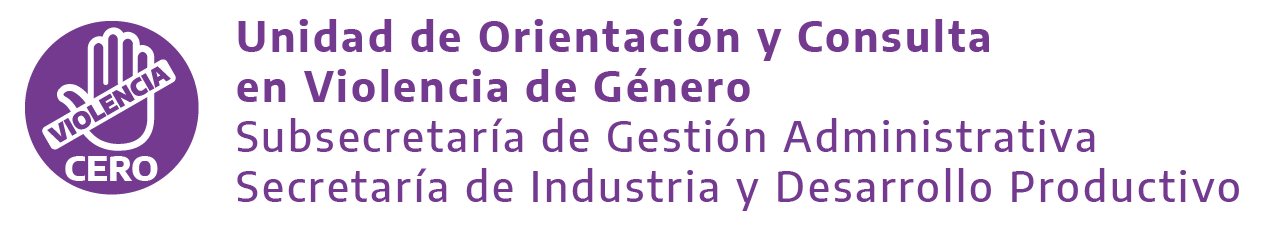 Logo de la Unidad de orientación y consulta en violencia de género