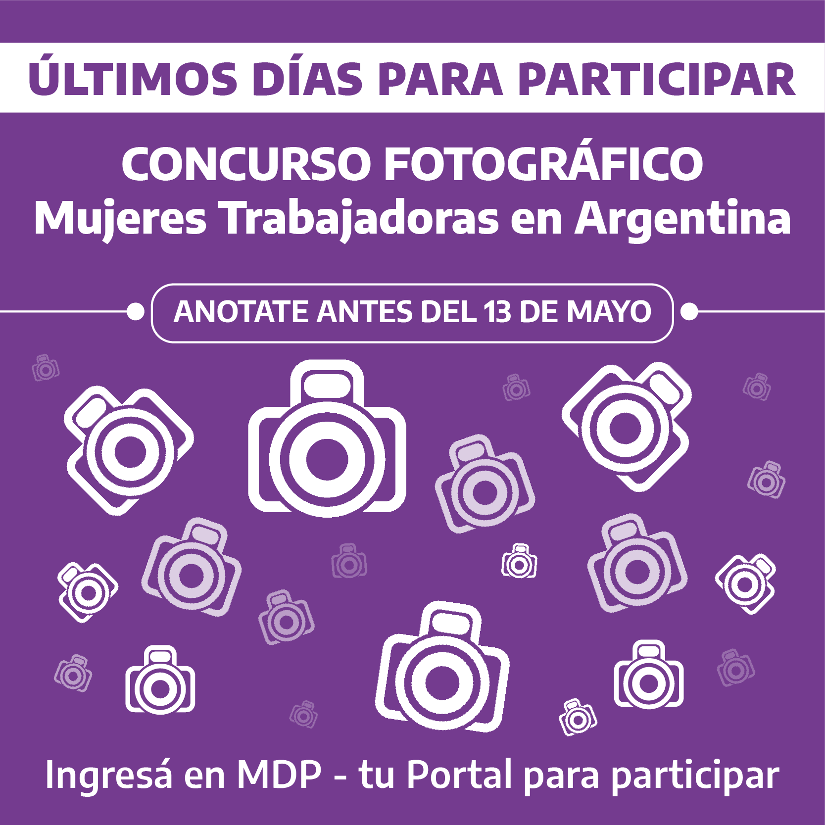 Flyer de difusión del concurso fotográfico